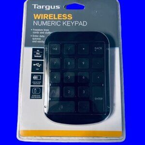 Targus AKP11US Wireless Numeric Keyboard Keypad New